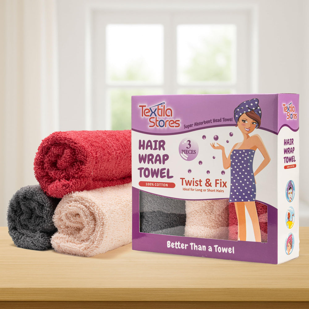 Textila turbante rosa: absorbente y ligero para uso diario