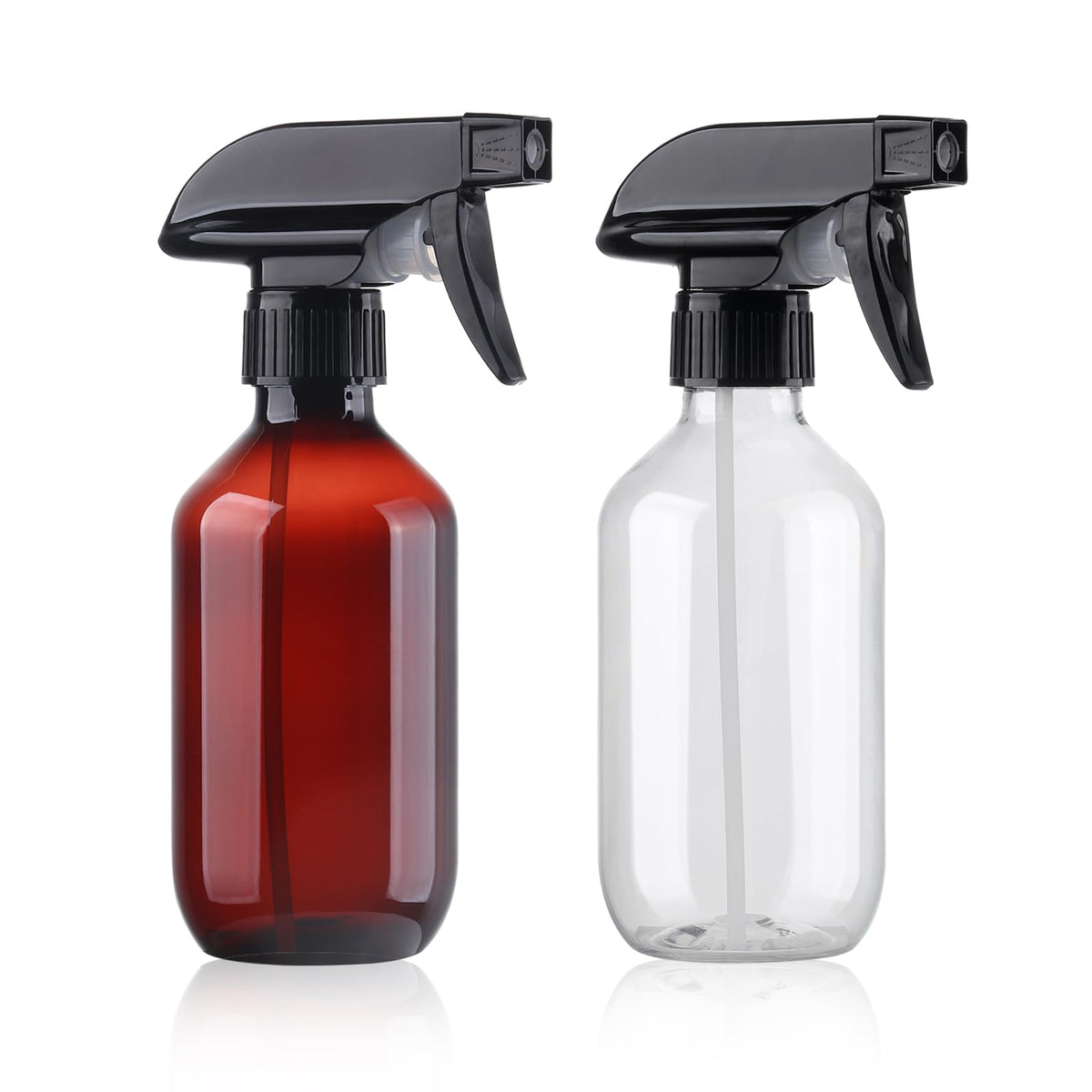 Teyssor 10oz spray bottle with clear liquid level for easy refills.