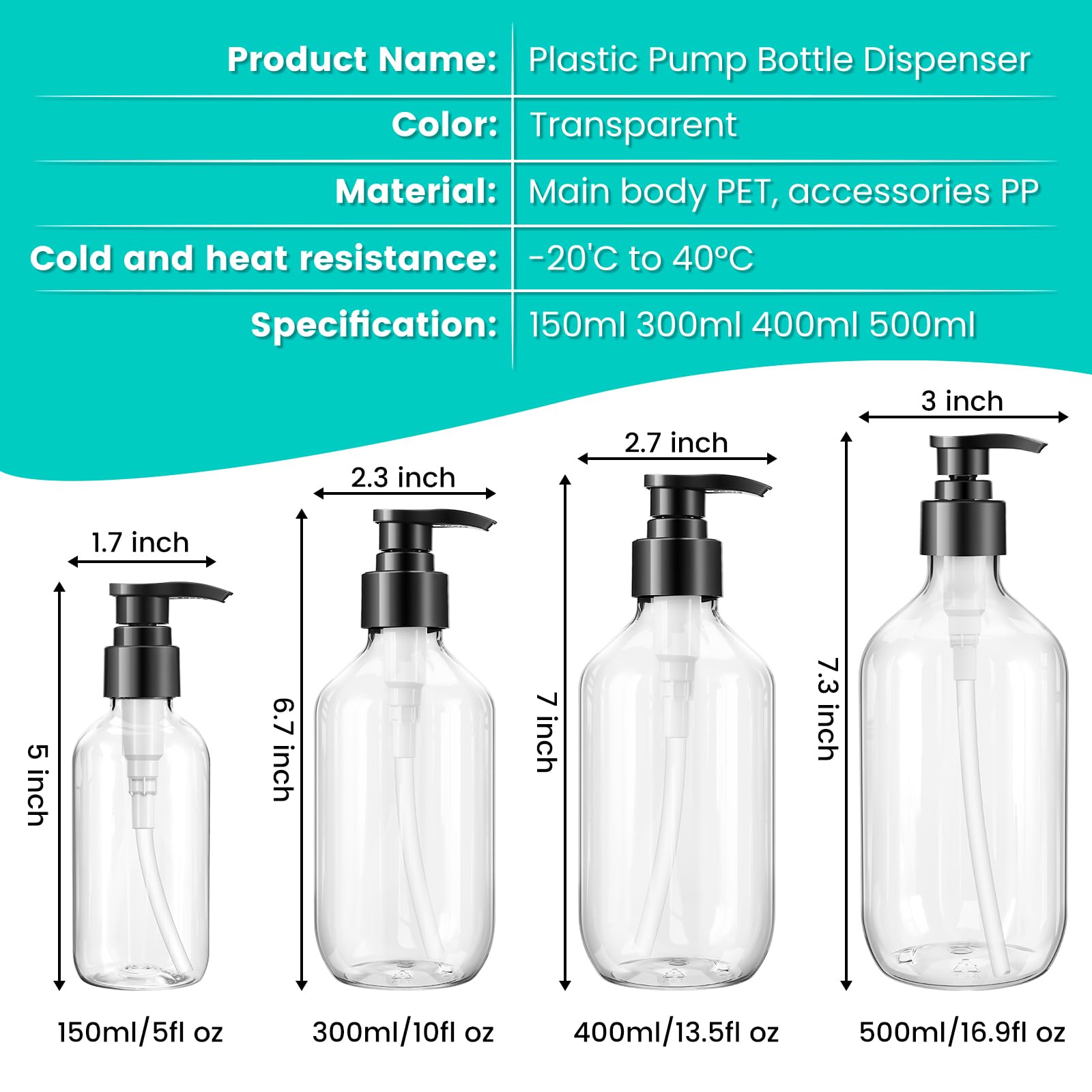 Teyssor pump bottle dispenser gift-ready packaging and styling