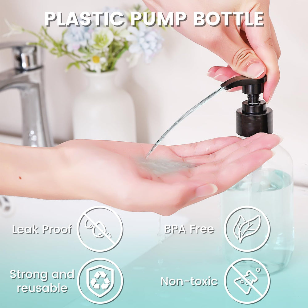 Teyssor pump bottle dispenser side view highlighting compact form