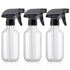 Teyssor spray bottle 10oz with clear body for easy refills and monitoring