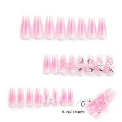 Tezocr press-on nails enable quick styling with 30-second adhesion.