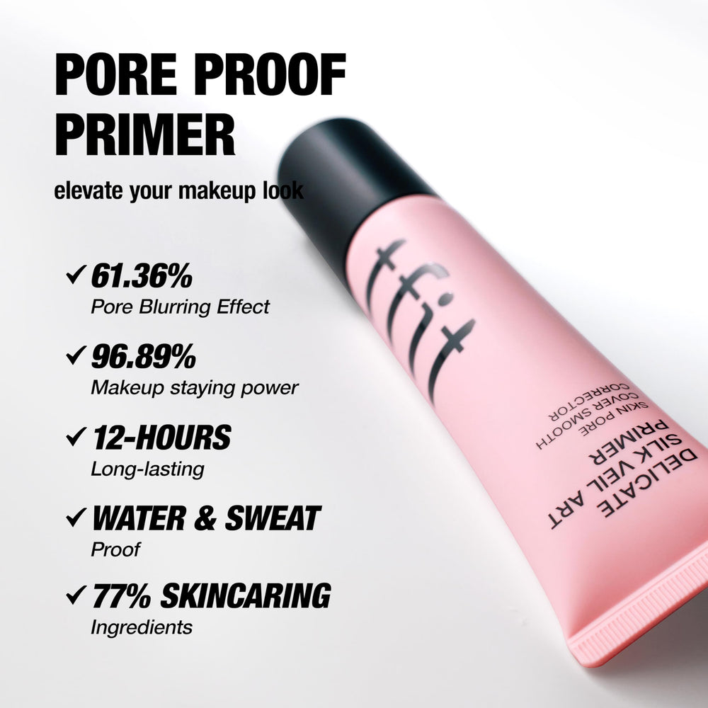 TFIT Delicate Silk Veil Art Primer aplicación suave que difumina para un lienzo perfecto