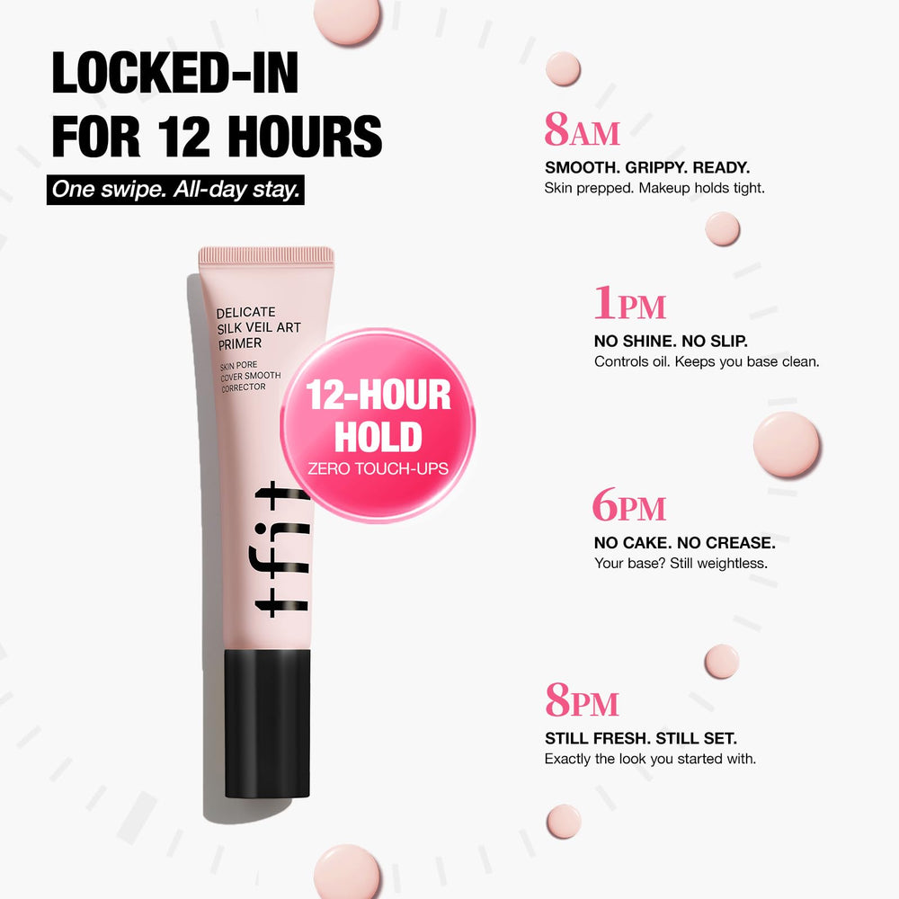 TFIT Delicate Silk Veil Art Primer resistente al agua y al sudor para maquillaje estable