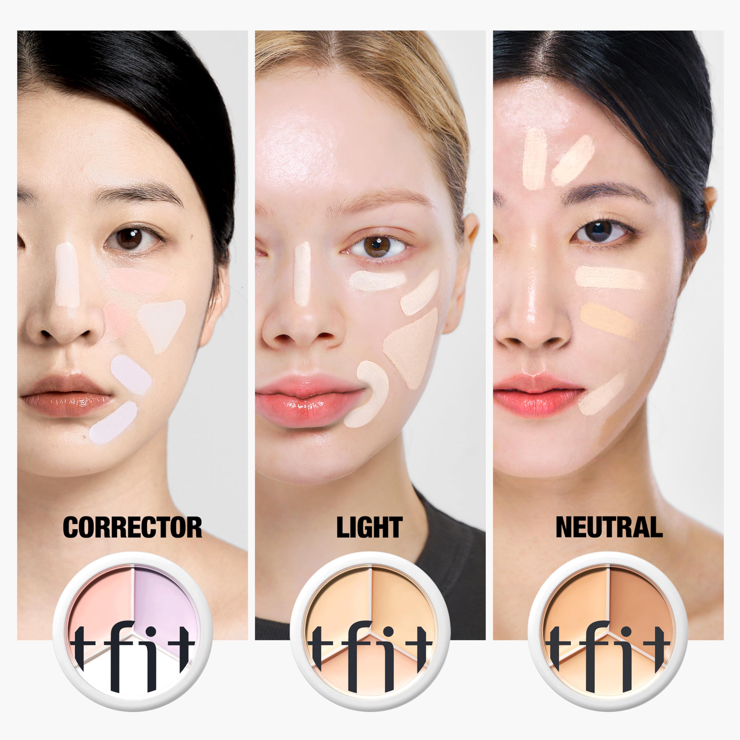 TFIT corrector tonos variados para igualar la piel
