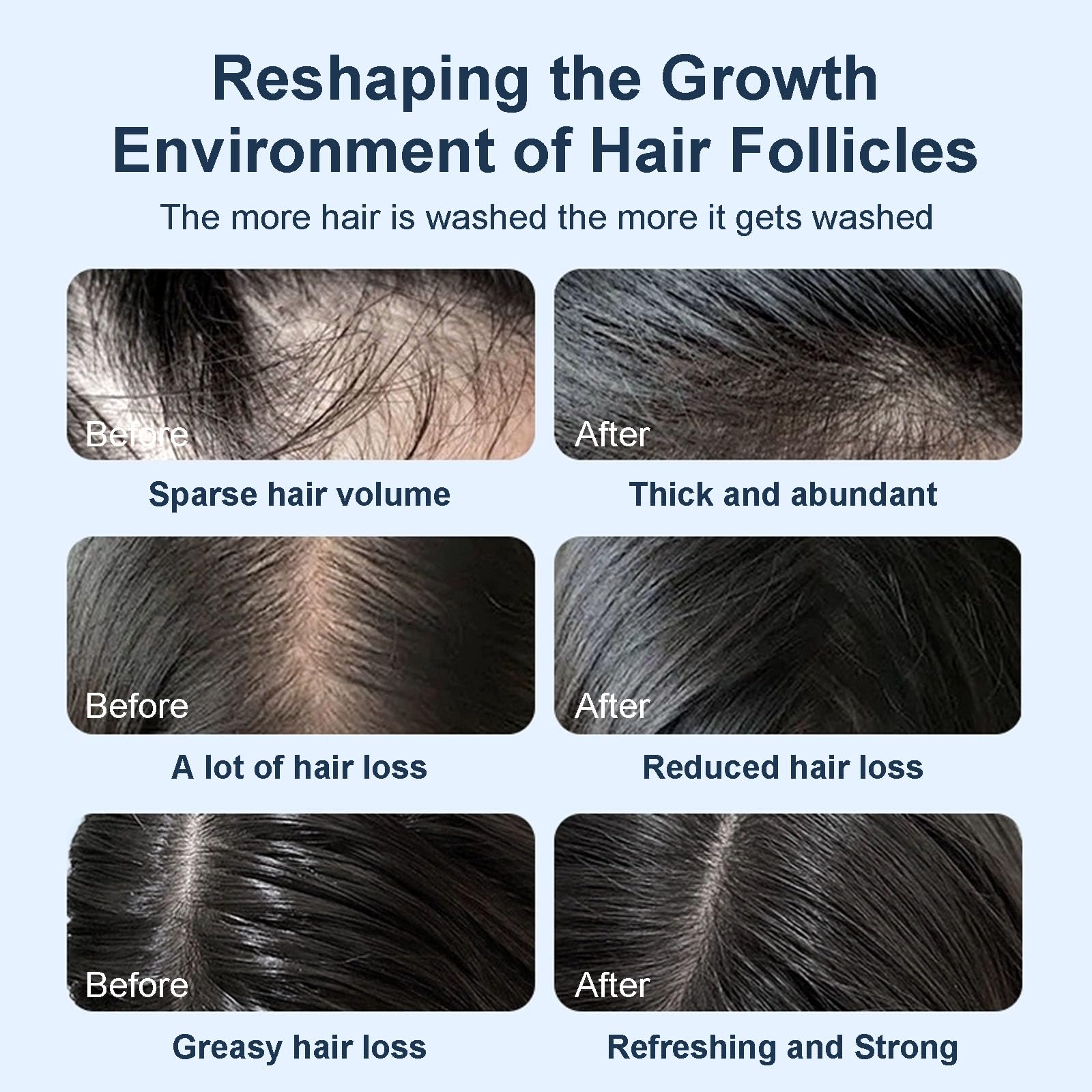 Hair after wash appears smoother and shinier with Tgideas treatment