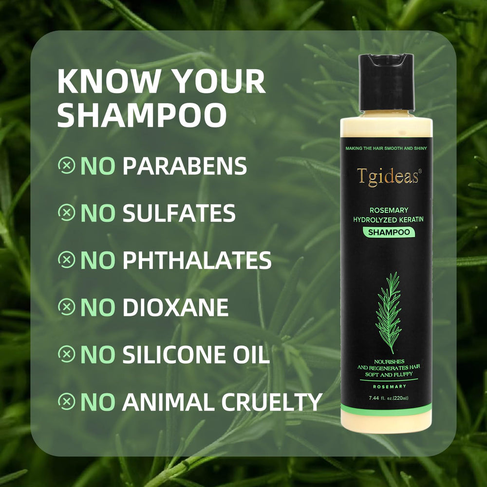 Tgideas Champú Romero, apto para mujeres y hombres con pérdida de cabello.