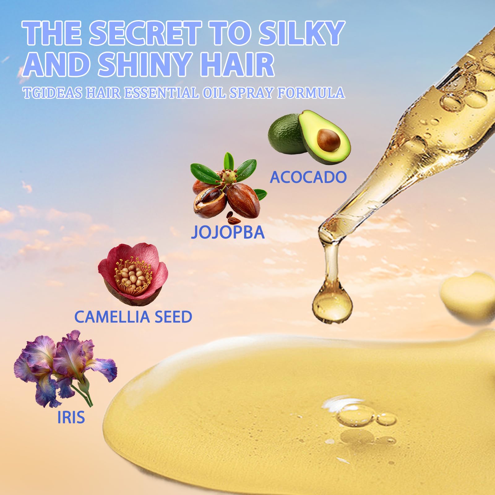 Tgideas mezcla de aceites nutritivos para hidratación profunda