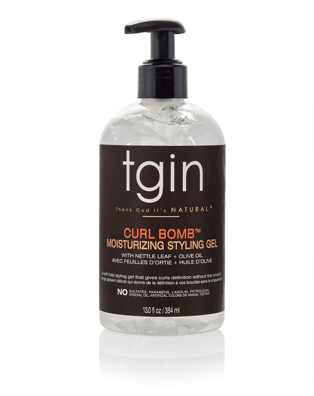 tgin Curl Bomb Gel-textura-brillosa para rizos definidos y sin frizz