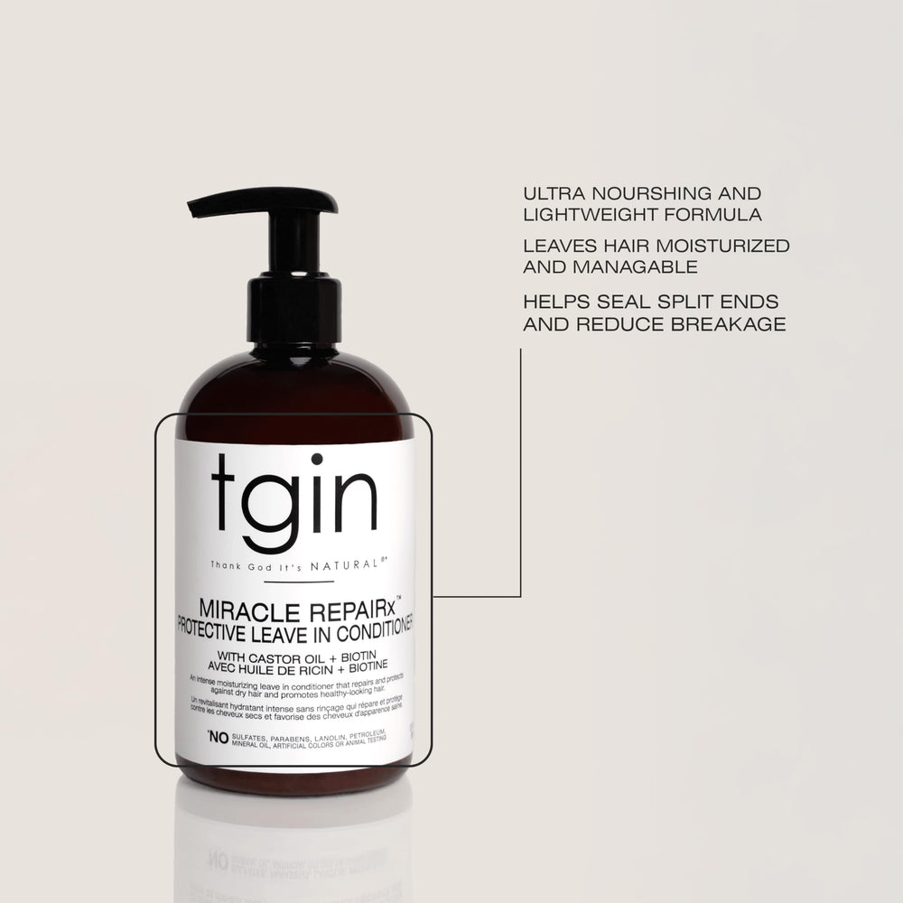 tgin Miracle RepaiRx cabello dañado reparado y fortalecidos