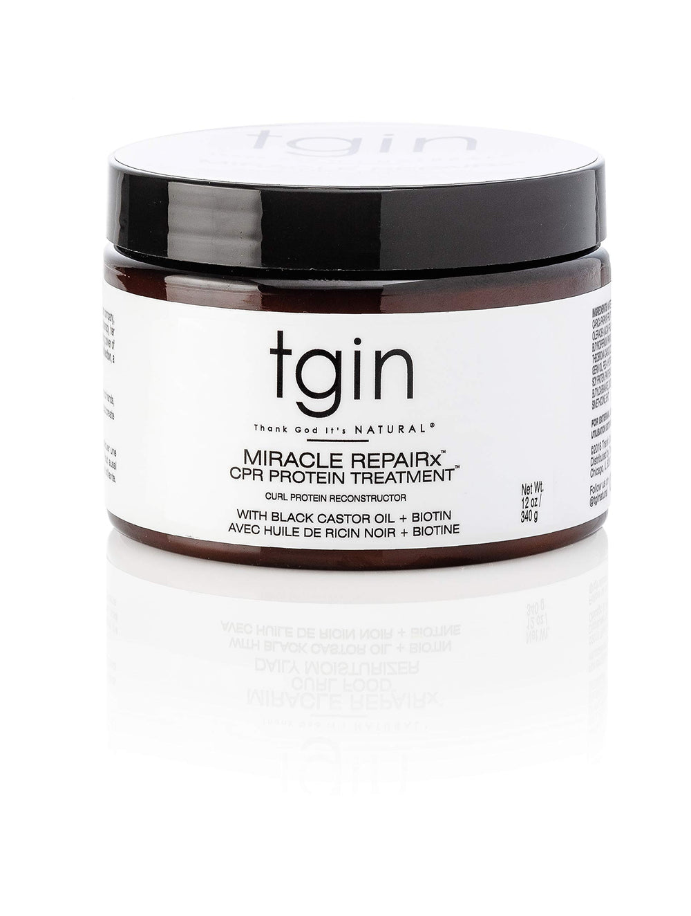 tgin Miracle RepaiRx frasco de reconstructor proteico para rizos, fortaleza y brillo