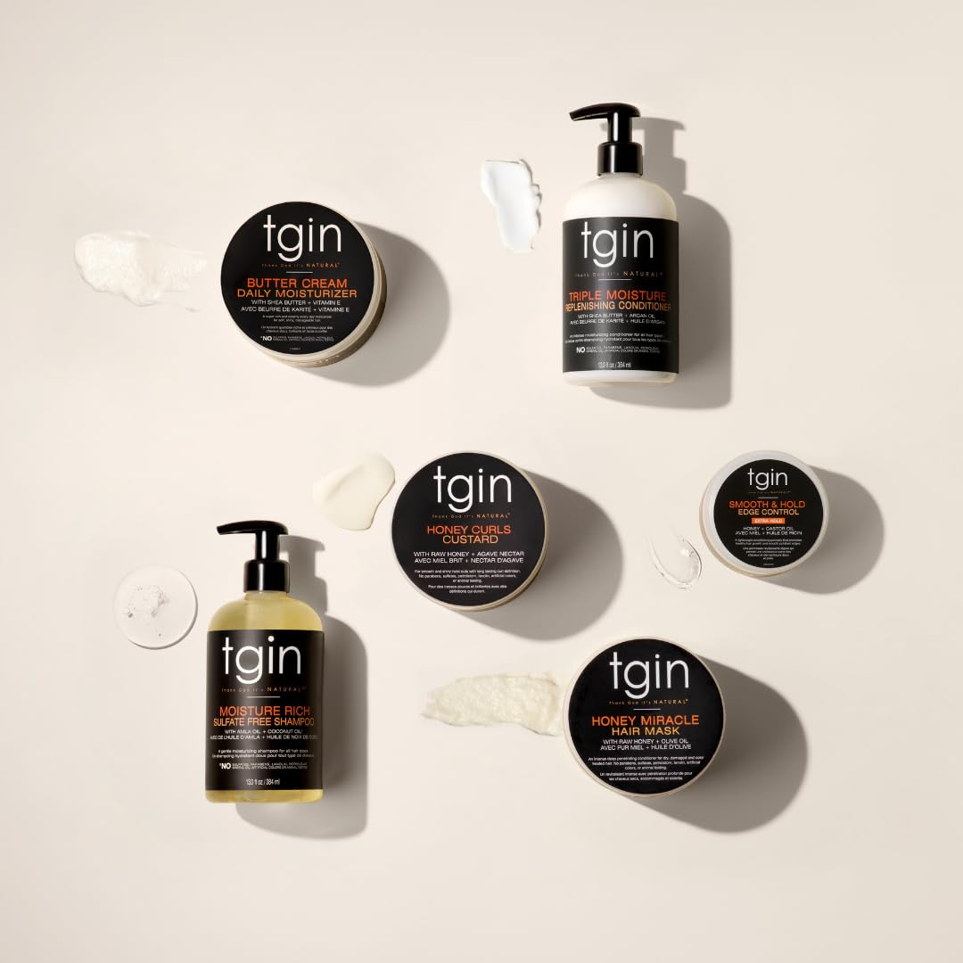 tgin Pampered hair with soft, silky finish after using the duo