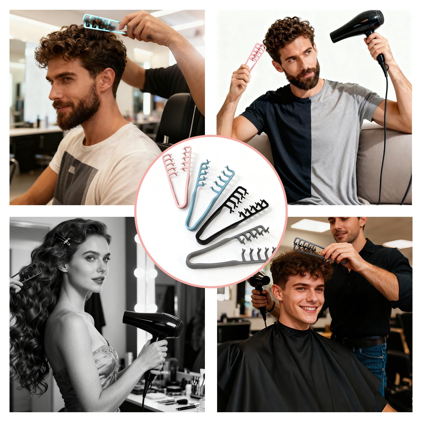 TGJUEDW dual-purpose styling set shapes curls and straight styles