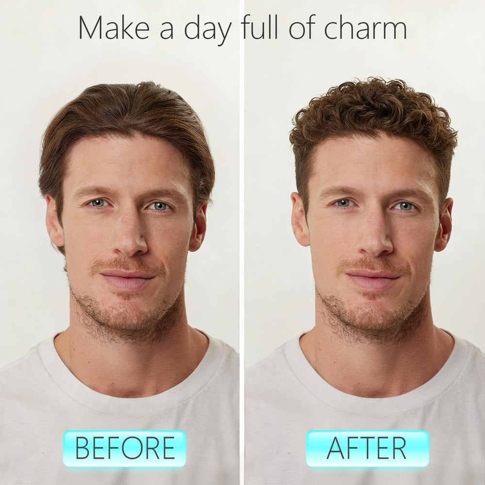 TGJUEDW wide-tooth styler enhances waves and fluff for everyday wear