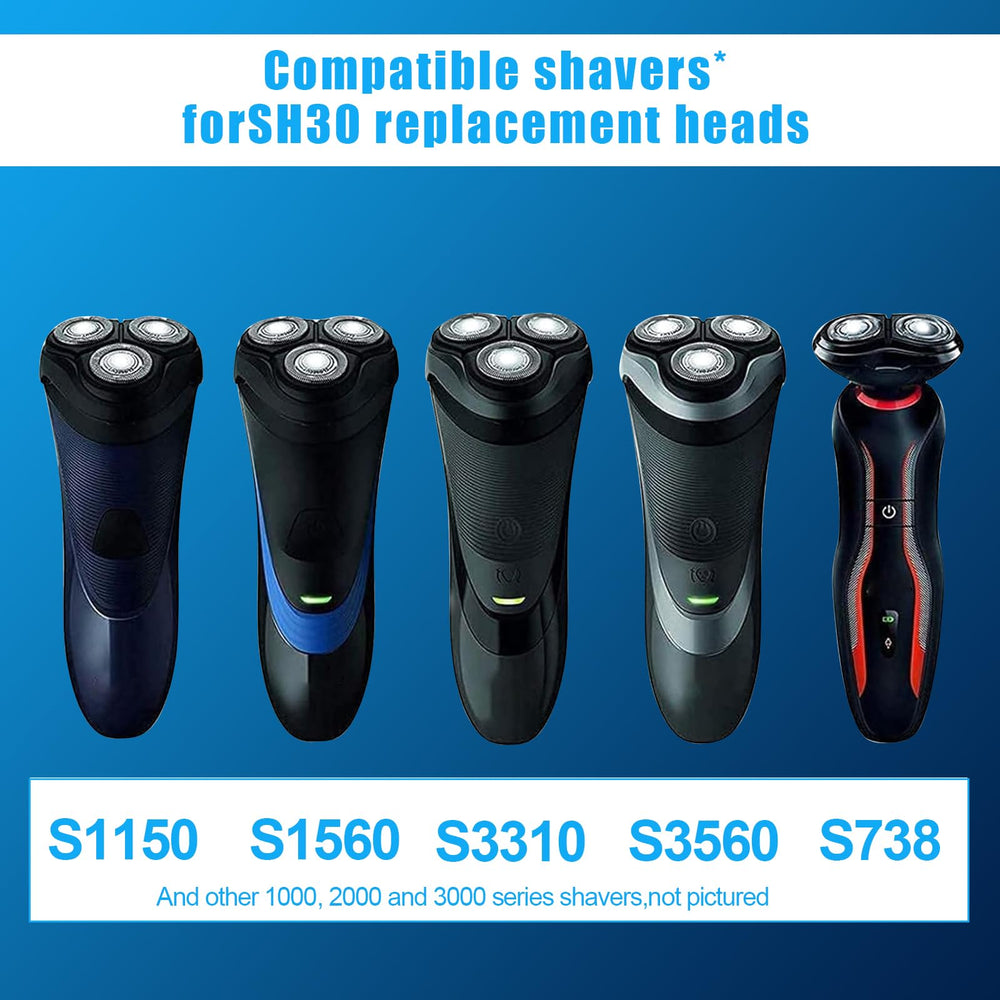 TGSBHIO six-head pack ensuring ongoing shaving performance