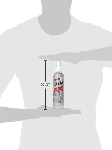 Thai Crystal Deodorant Mist use on skin demonstrates quick, refreshing application.