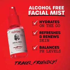 Thayers Alcohol-Free Witch Hazel Mist image showing refreshing facial spray.