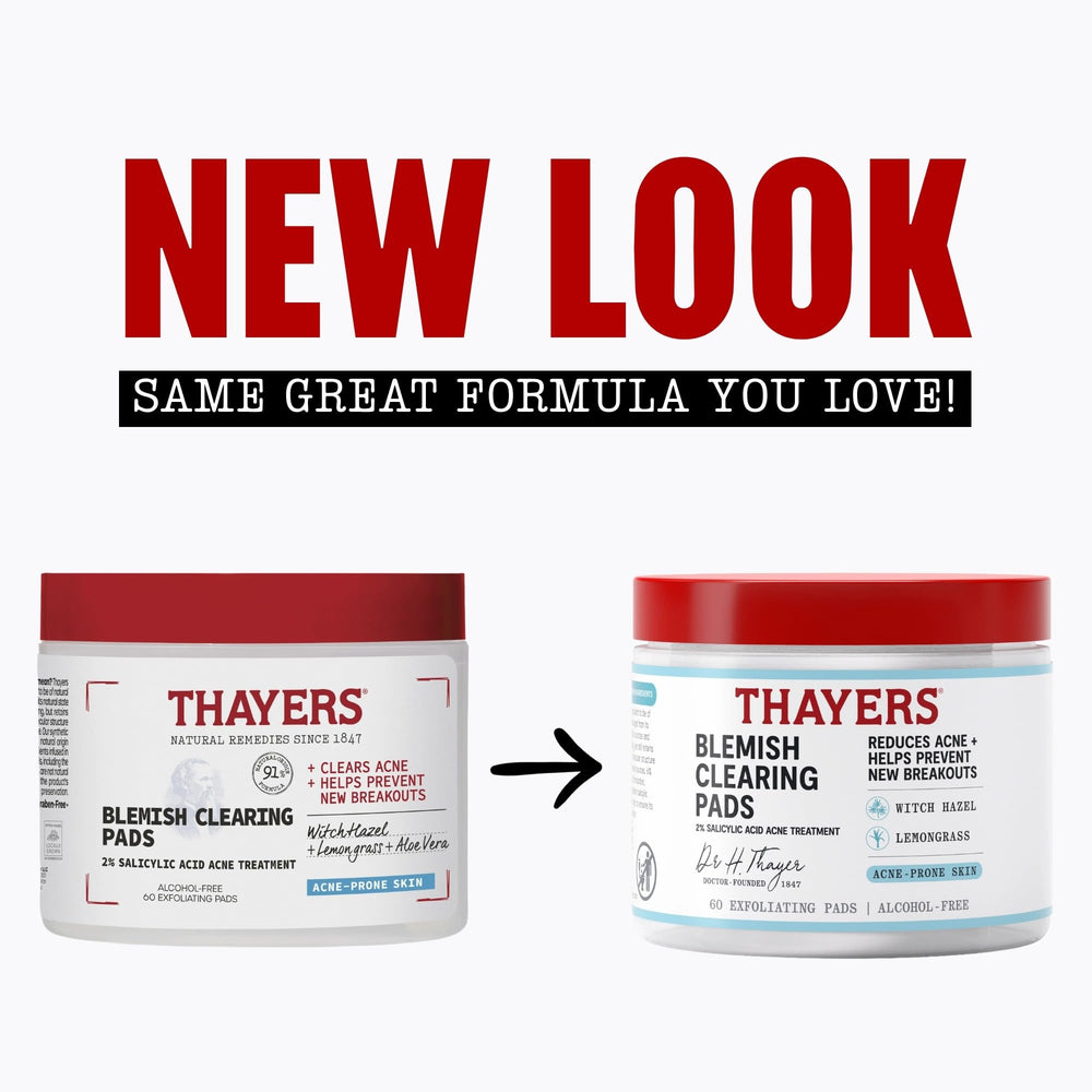 Thayers discos tónico antiacné, textura suave, ayuda a calmar y limpiar poros.