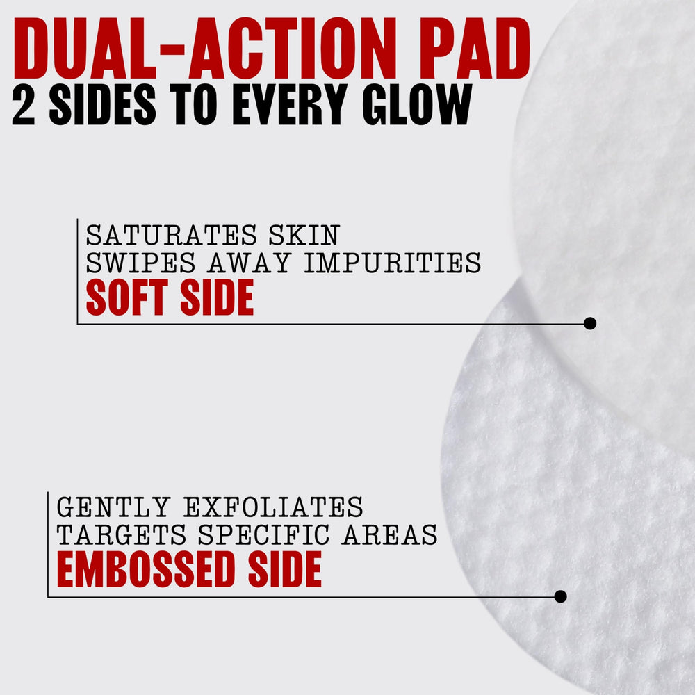 Thayers Exfoliating 2% AHA Pad, textura suave, prepara la piel para el maquillaje.