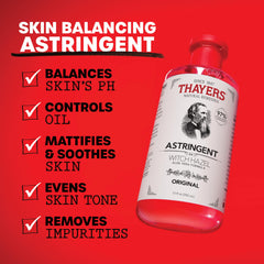 THAYERS hamamelis etiqueta clara transmite tradición y pureza