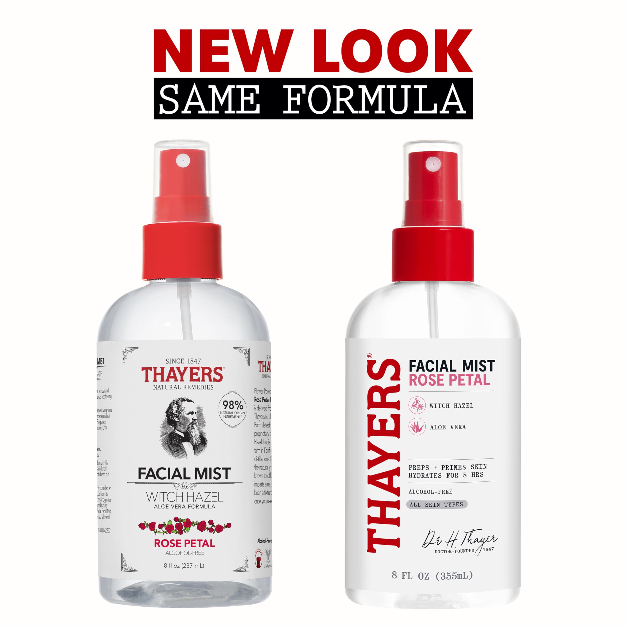 THAYERS hamamelis orgánico y aloe vera para piel suave y calmada.