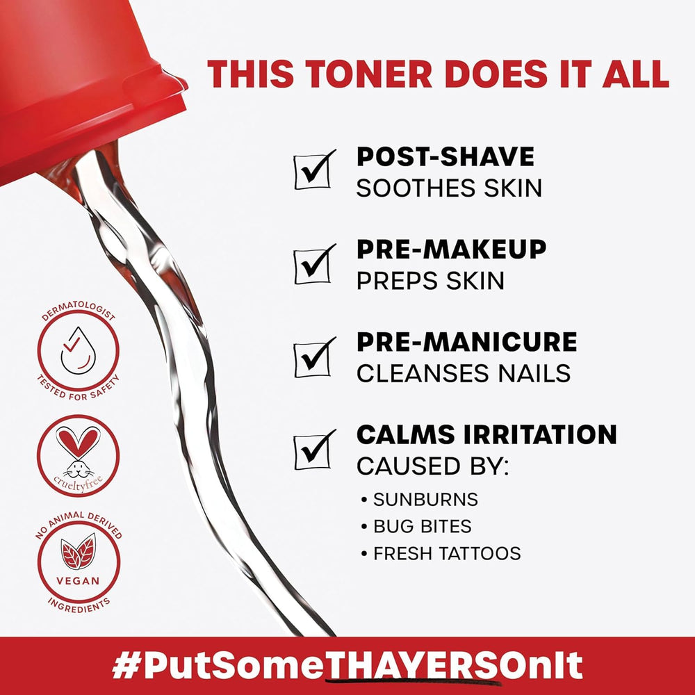 THAYERS hydration balance visual suggests balanced moisture through daily use.