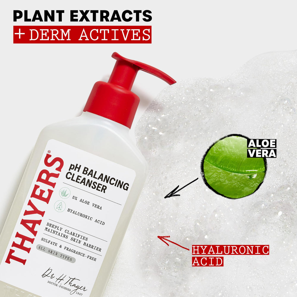 Etiqueta sin fragancia de THAYERS apta para piel sensible