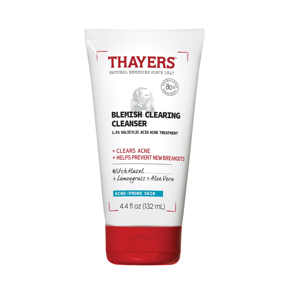 THAYERS limpiador para imperfecciones en botella, deja la piel limpia y fresca.