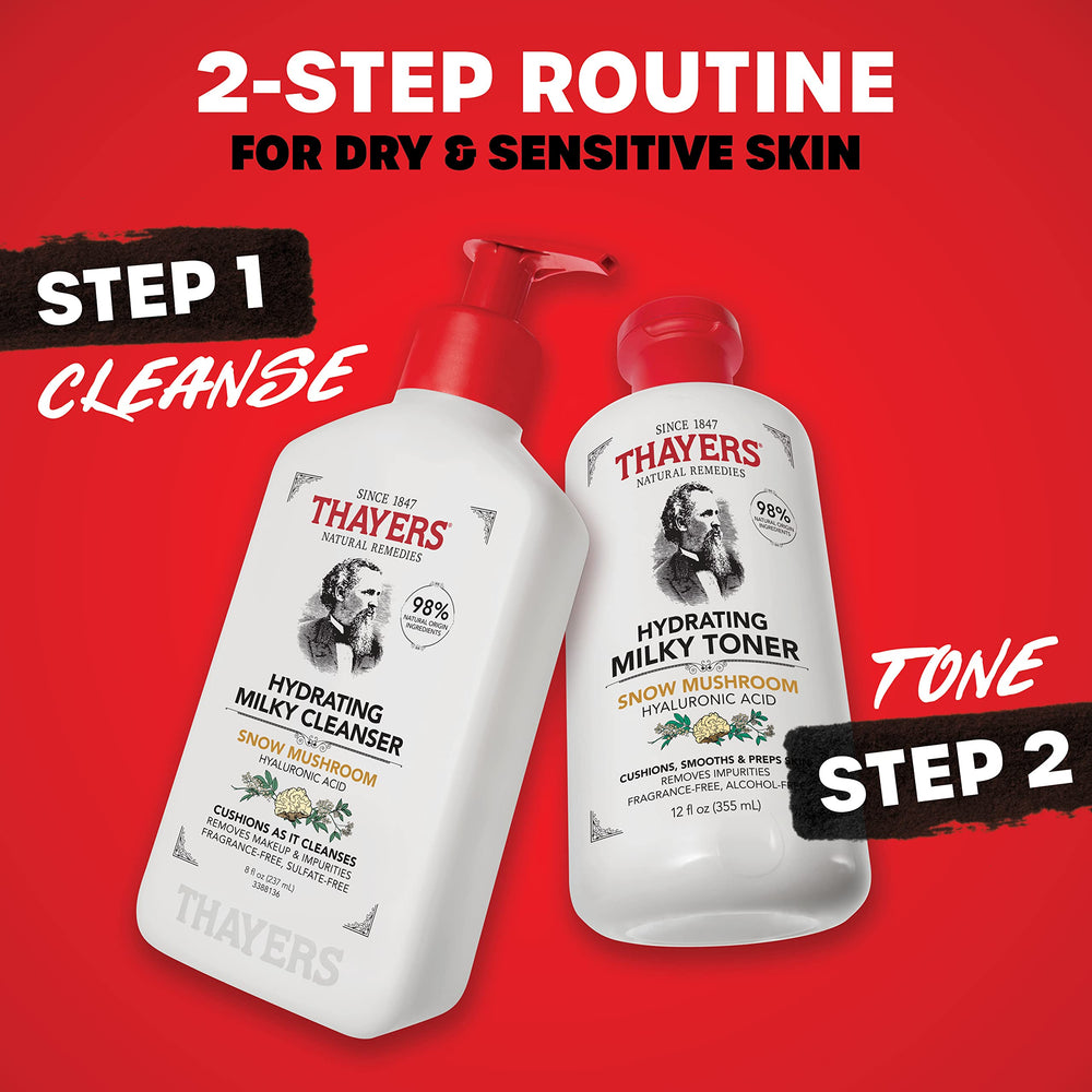 THAYERS Milky Toner recyclable packaging highlights eco-conscious design