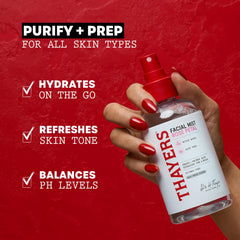 THAYERS pétalos de rosa aportan frescura y equilibrio para la piel.