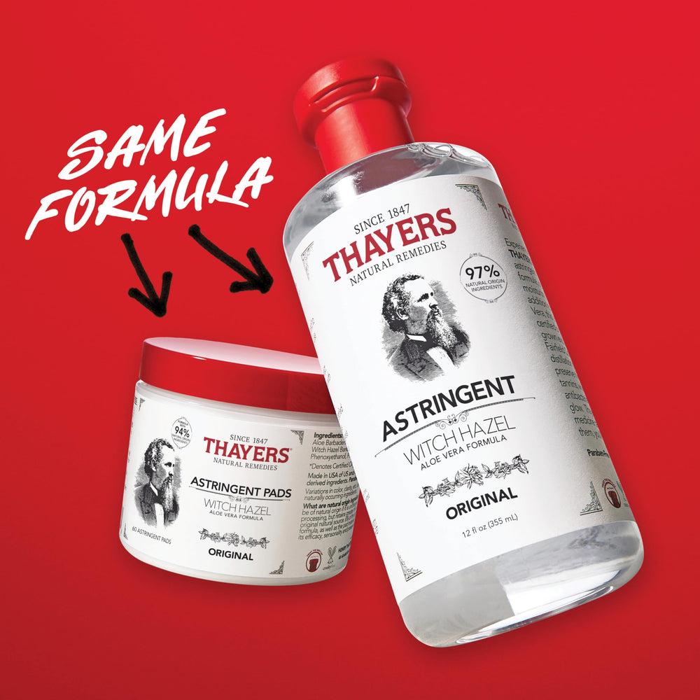 THAYERS práctico para viaje ofrece cuidado rápido donde quieras.