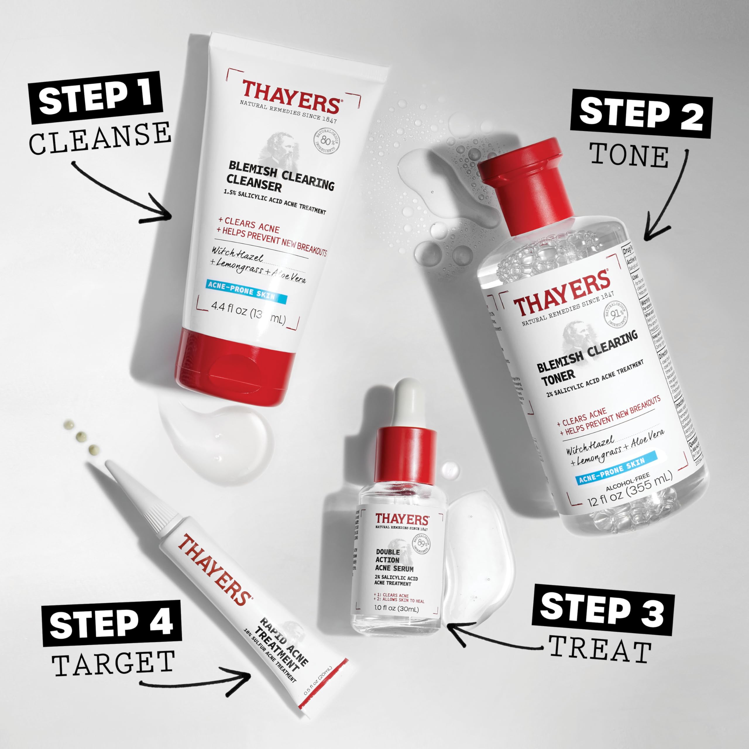 THAYERS prueba dermatológica, seguridad respaldada por ciencia.