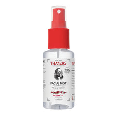 Thayers Rose Petal Toner bottle highlighting soothing, hydrating formula.