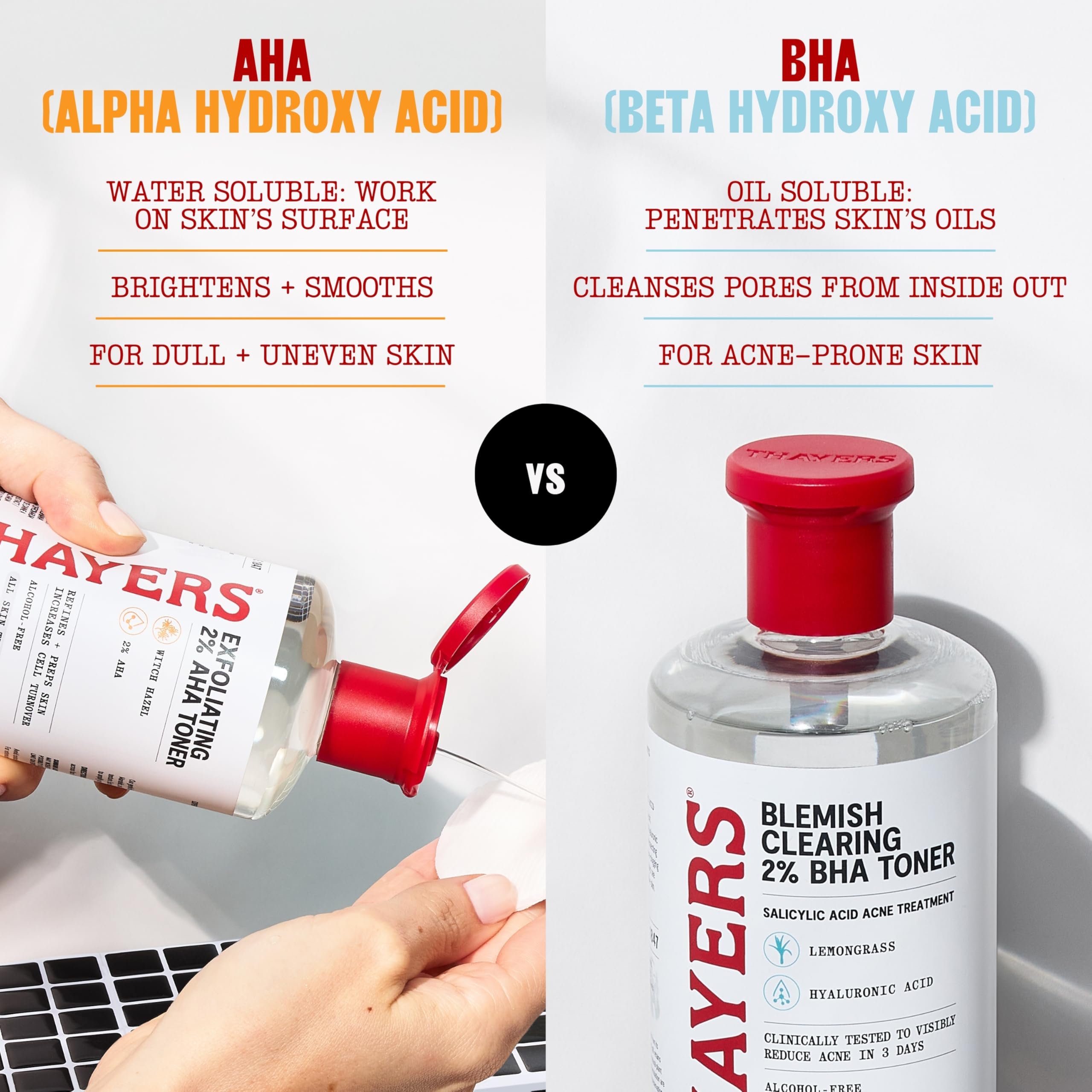 Thayers Tónico cuida la piel diariamente sin resecar