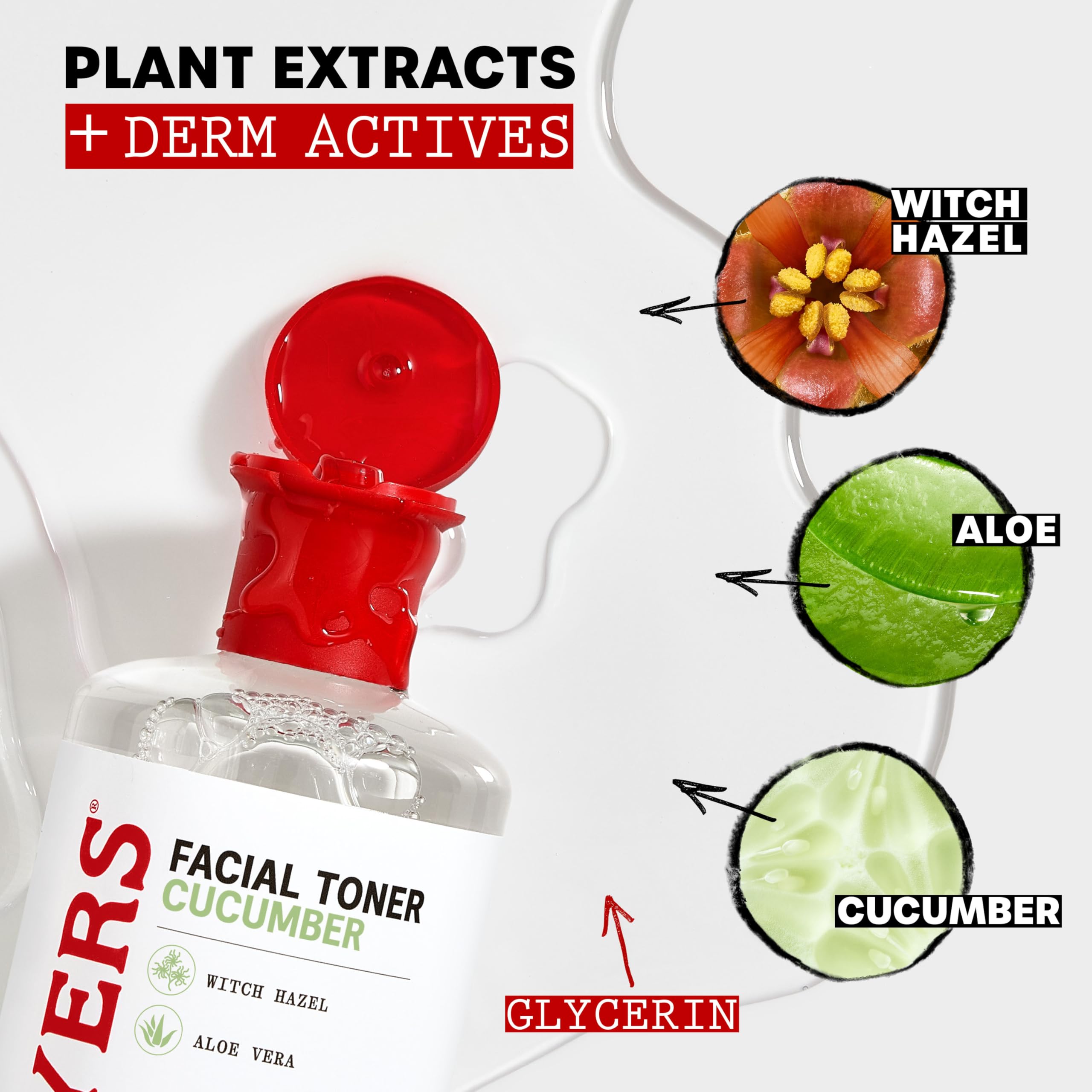 Uso después del afeitado con THAYERS para calmar irritaciones