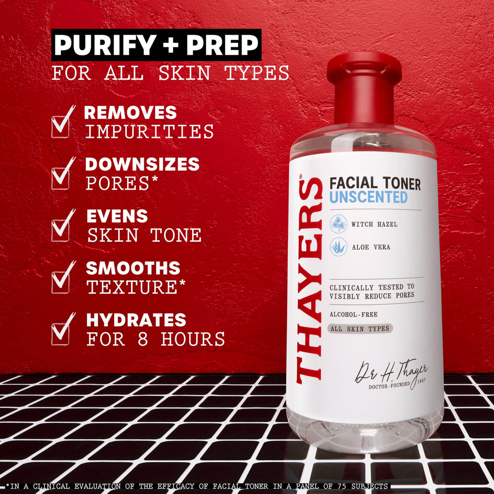 THAYERS tonico con aloe vera, equilibra la piel tras la limpieza