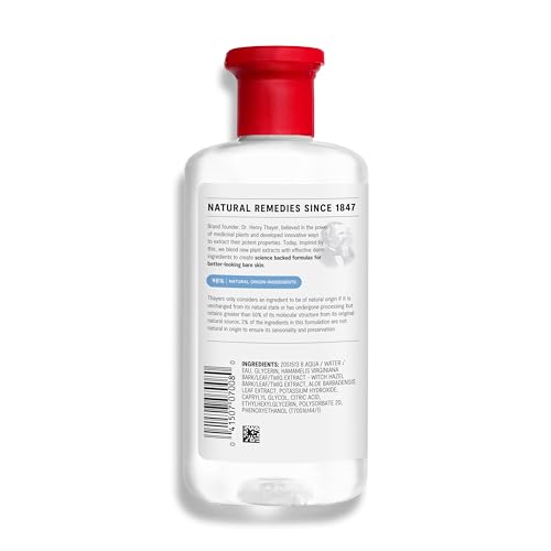 THAYERS tonico vegano sin alcohol, apto para todo tipo de piel