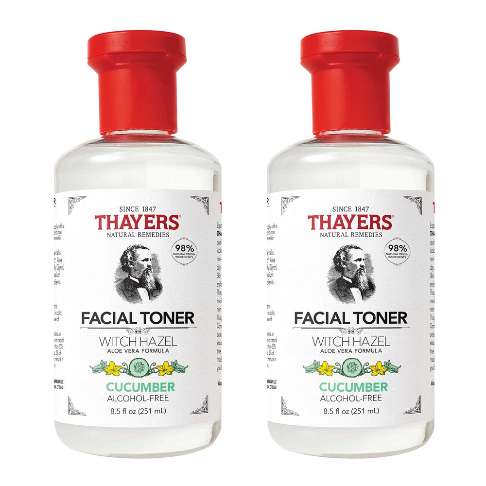 Tonico Thayers pepino sin alcohol, ideal para equilibrar la piel.