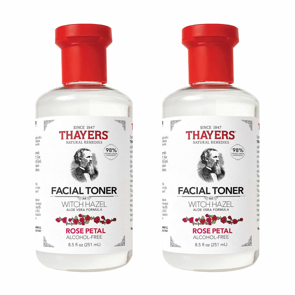 THAYERS tonico rosas y aloe en botella; hidrata y equilibra la piel
