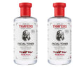THAYERS Alcohol-Free Rose Petal Witch Hazel Toner with Aloe Vera - Hydrating, Vegan, Dermatologist Tested (12 oz x 2)
