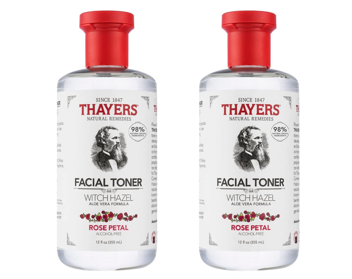 THAYERS tonico rosas, botella-2-pack hidrata suavemente la piel.