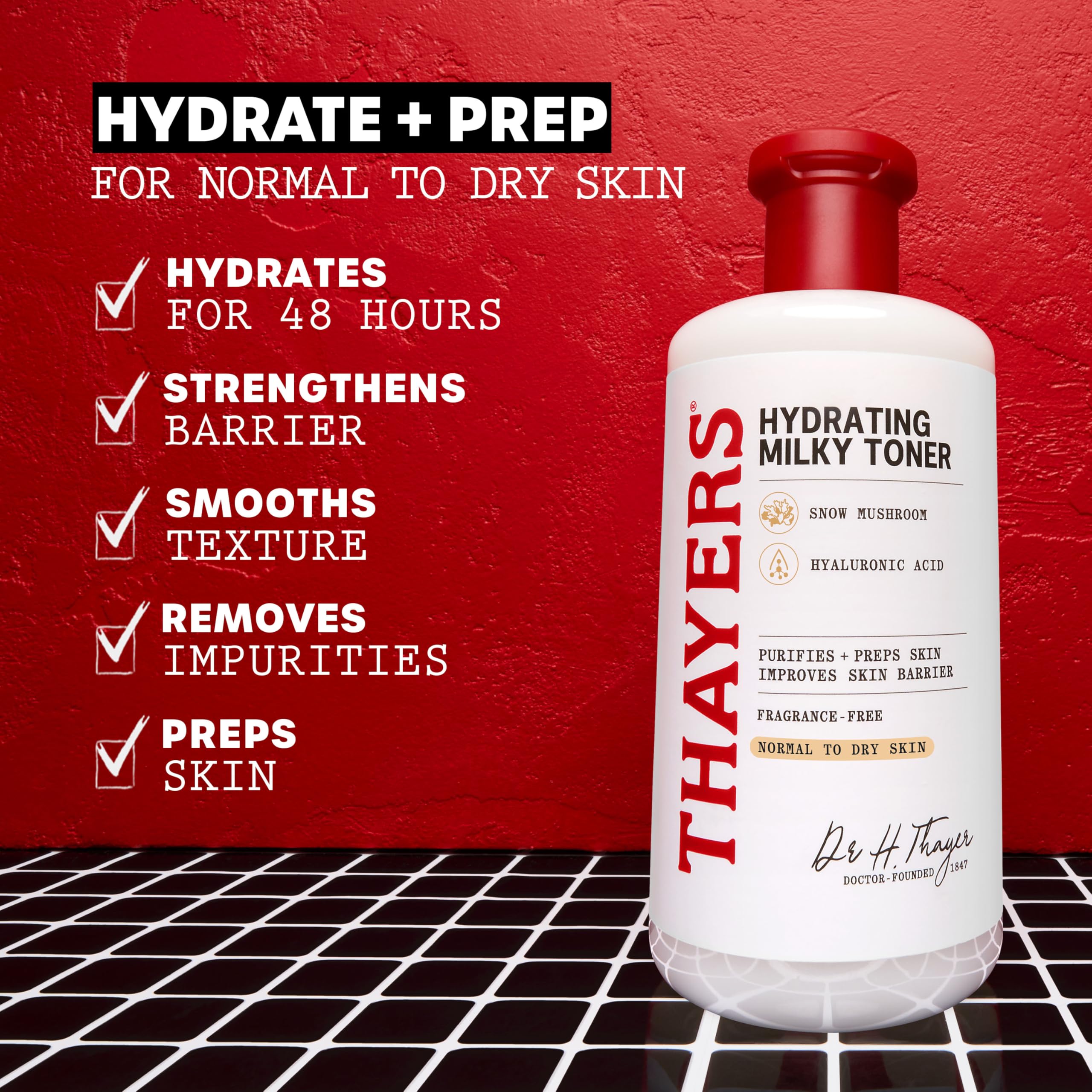 THAYERS Tónico suave para piel sensible, sin alcohol.