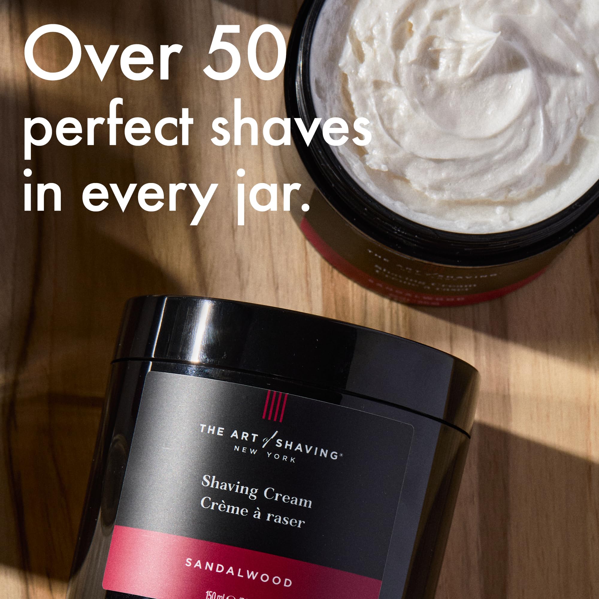 Face-lather demonstrates a cushiony lather during shaving.