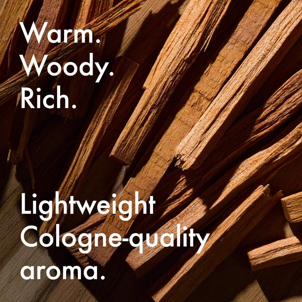 The Art of Shaving Sandalwood aroma close-up showing warm scent
