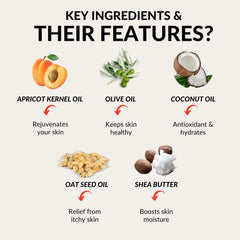 Ingredient list highlights vegan formula for clean skin care