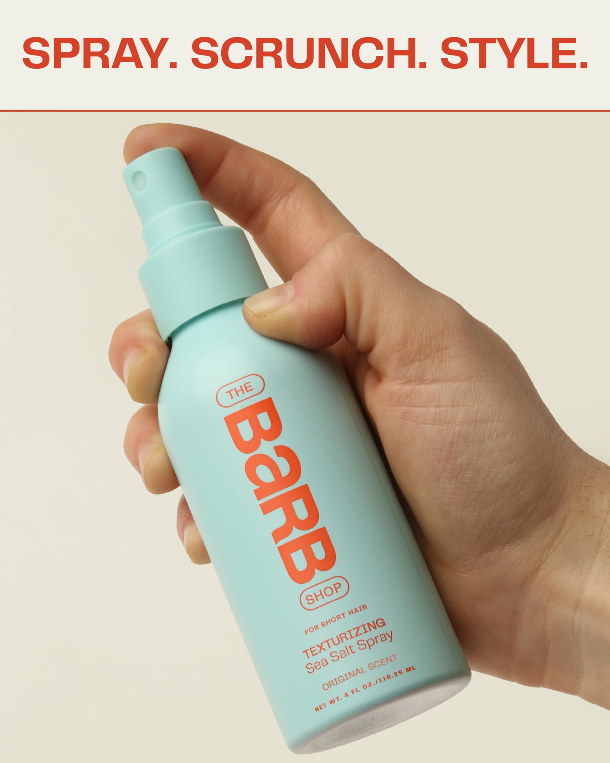Barb Sea Salt Spray adds natural volume for textured waves