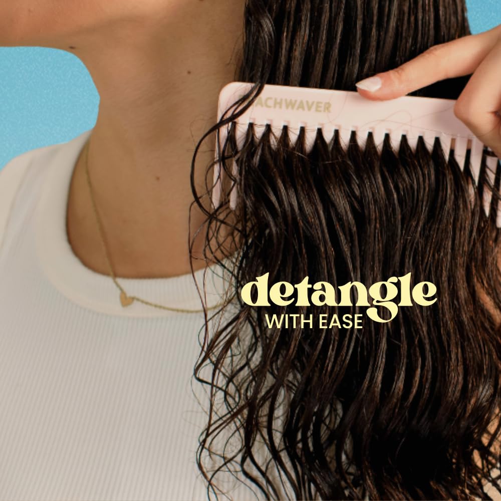 The Beachwaver Co Luxe Leave-In Detangler dry-hair usage for styling readiness