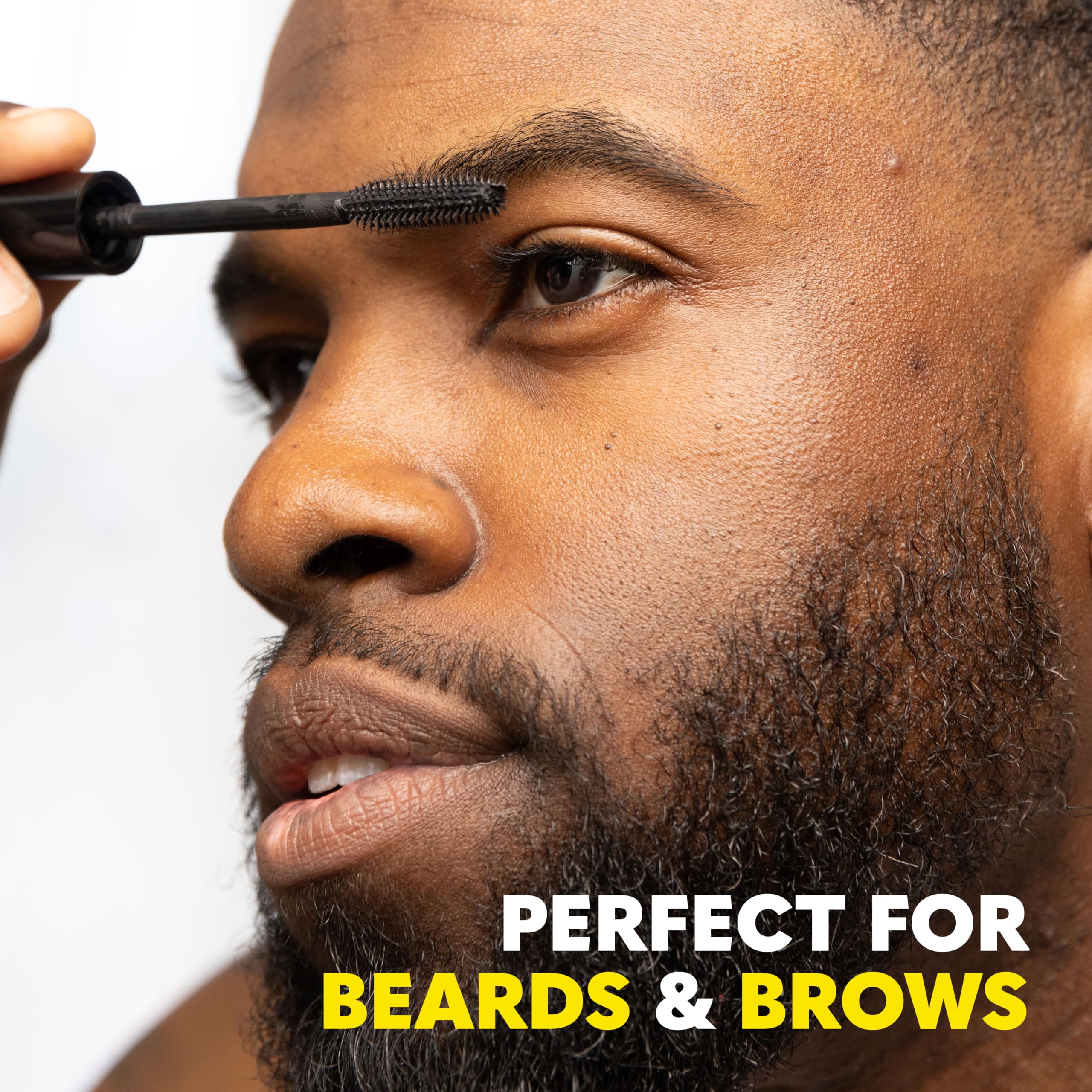 Eyebrow application using The Beard Club dye for defined arches