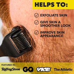 The Beard Club vitamin spray bottle showcasing easy daily beard boost.