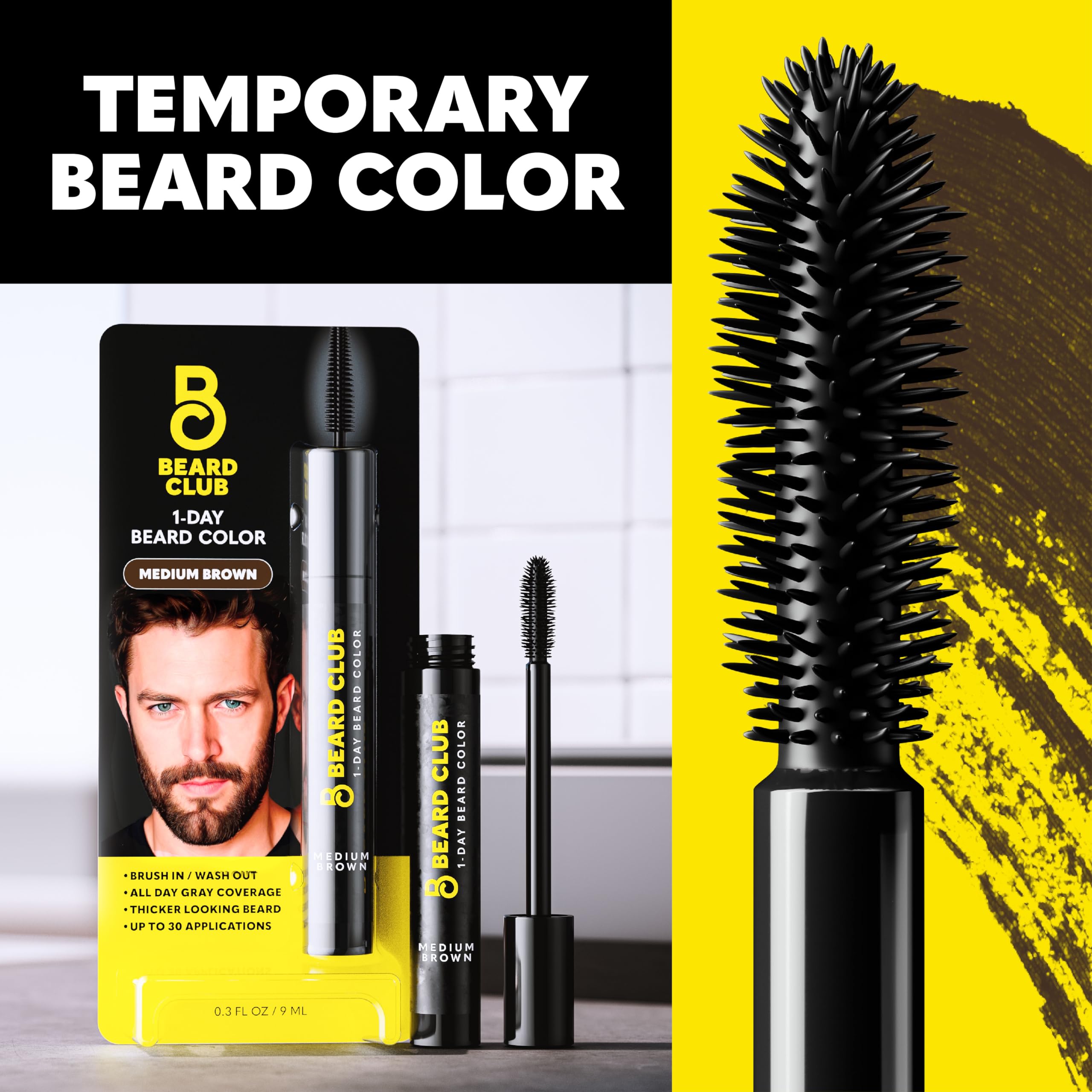 The ammonia-free formula from The Beard Club provides a gentle tint.